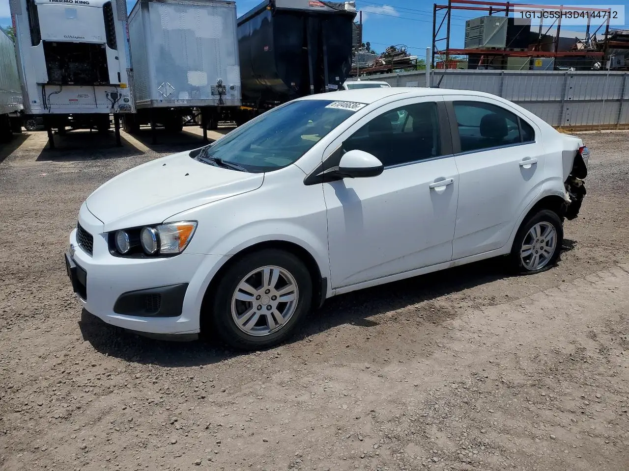 2013 Chev Sonic VIN: 1G1JC5SH3D4144712 Lot: 61046636