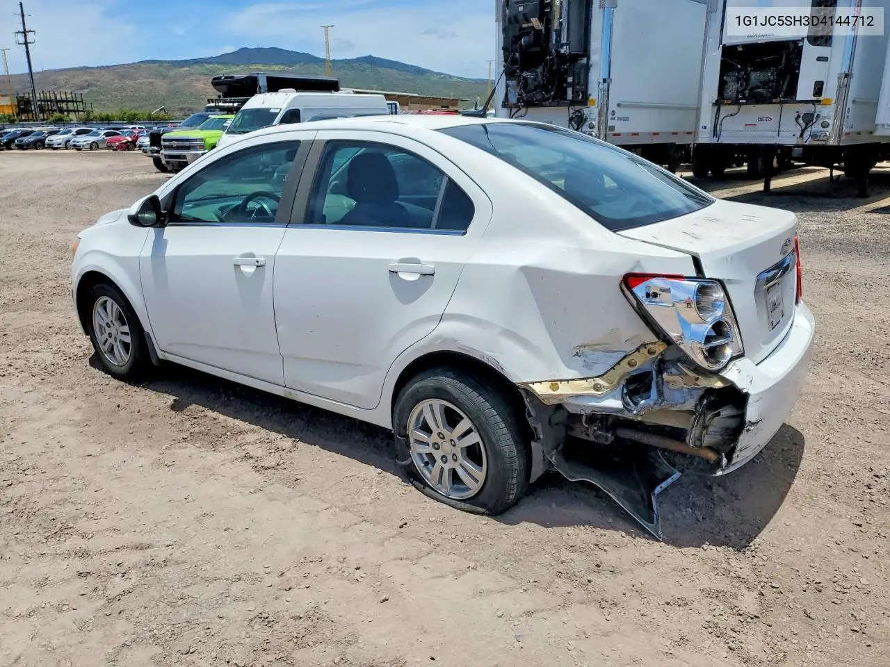 2013 Chev Sonic VIN: 1G1JC5SH3D4144712 Lot: 61046636