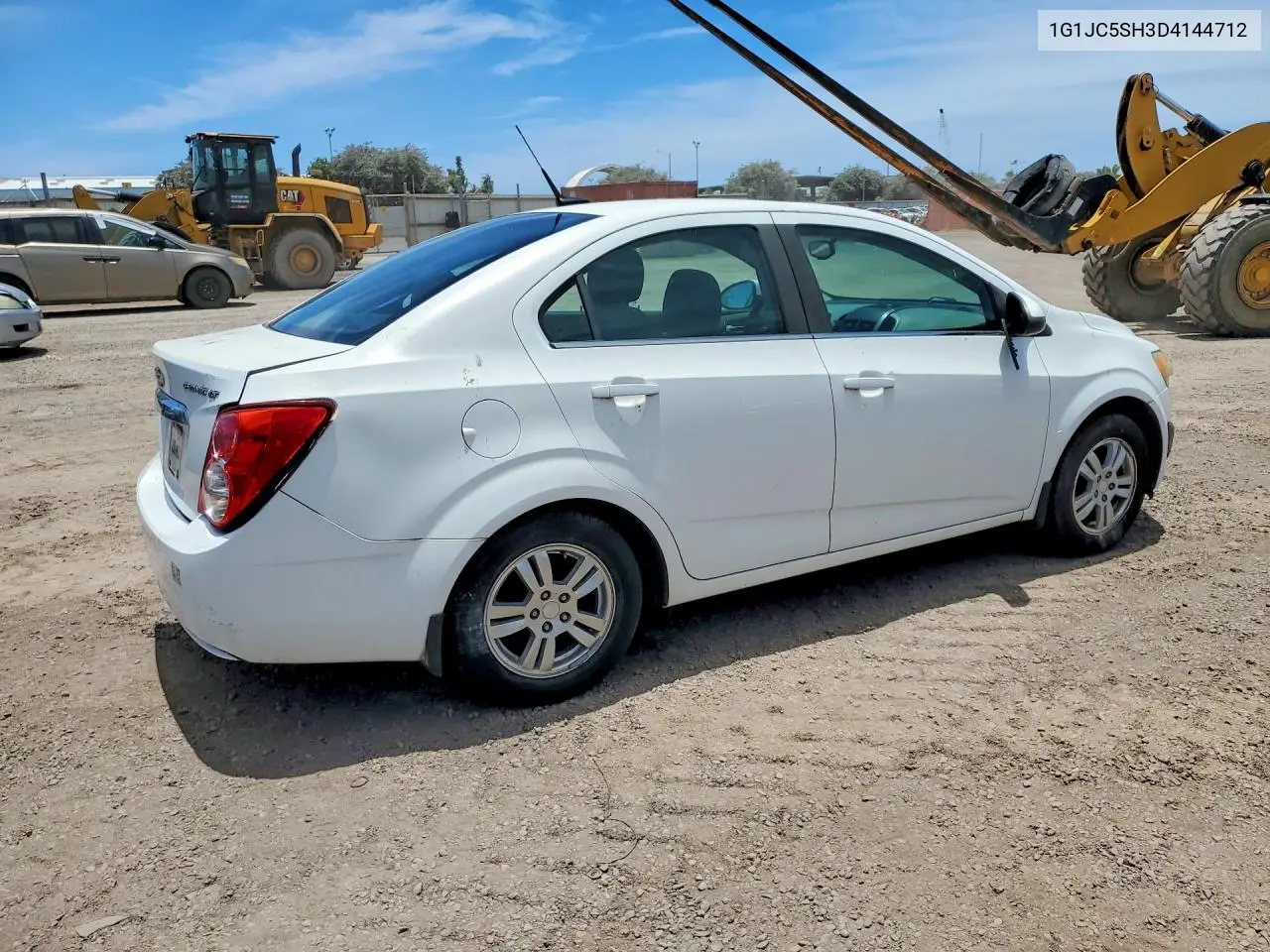2013 Chev Sonic VIN: 1G1JC5SH3D4144712 Lot: 61046636