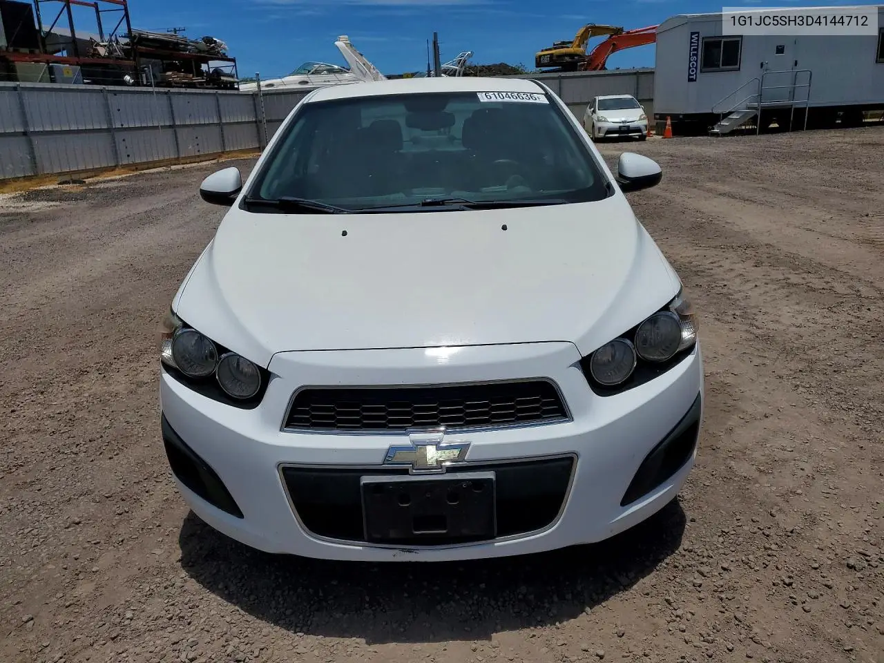 2013 Chev Sonic VIN: 1G1JC5SH3D4144712 Lot: 61046636