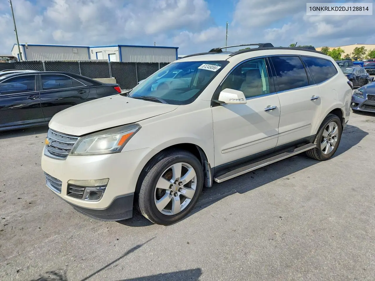 2013 Chev Traverse VIN: 1GNKRLKD2DJ128814 Lot: 61249066