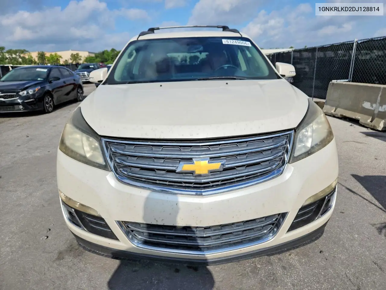 2013 Chev Traverse VIN: 1GNKRLKD2DJ128814 Lot: 61249066