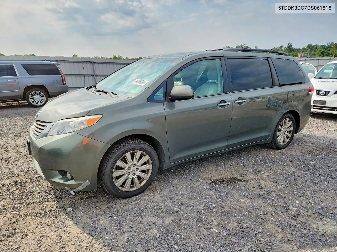 2013 Toyt Sienna VIN: 5TDDK3DC7DS061818 Lot: 61808686