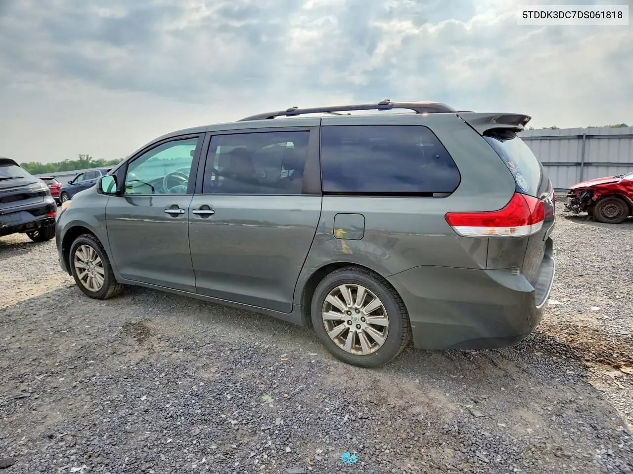 2013 Toyt Sienna VIN: 5TDDK3DC7DS061818 Lot: 61808686