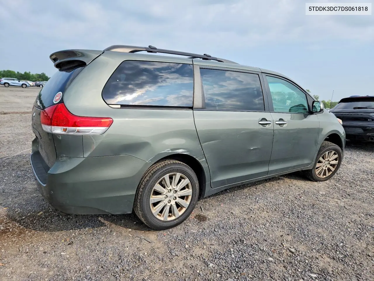 2013 Toyt Sienna VIN: 5TDDK3DC7DS061818 Lot: 61808686