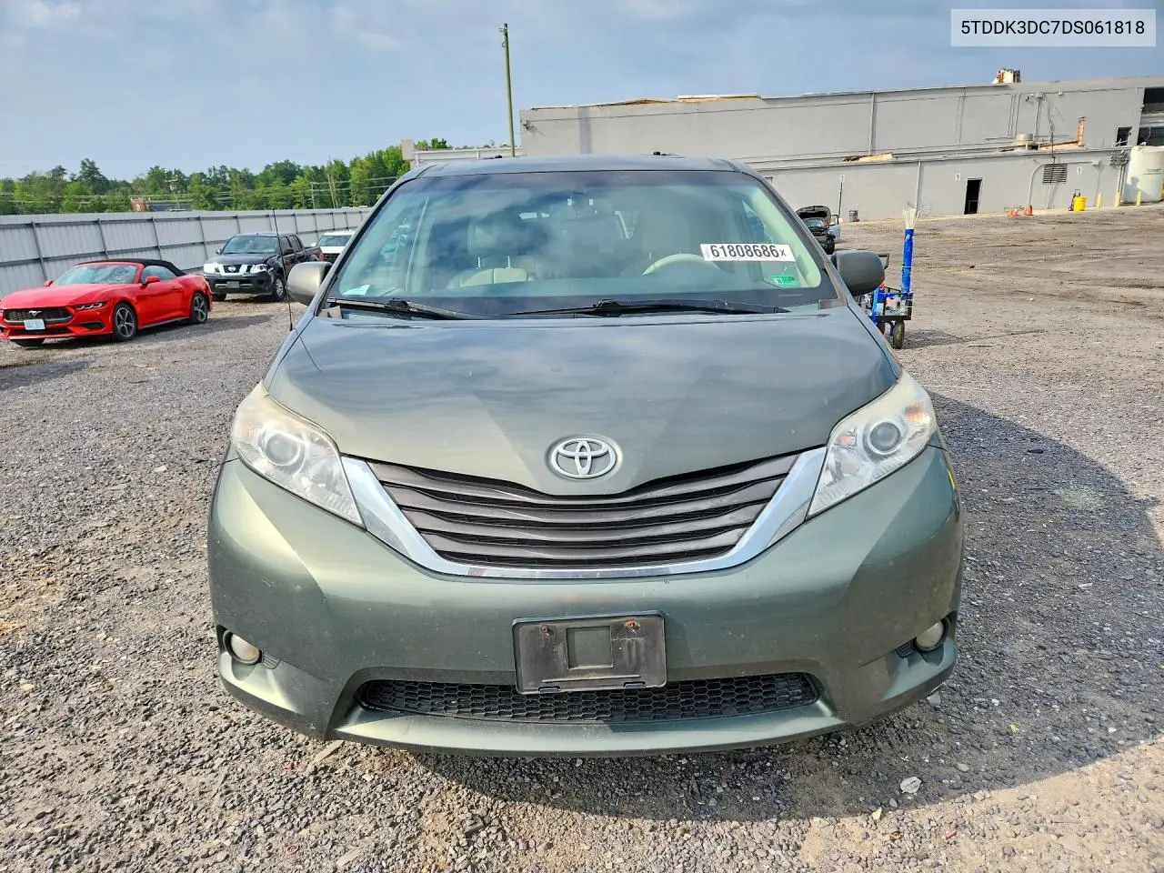2013 Toyt Sienna VIN: 5TDDK3DC7DS061818 Lot: 61808686