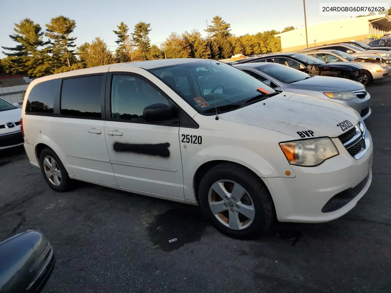 2C4RDGBG6DR762629 2013 Dodge Grand Caravan Se