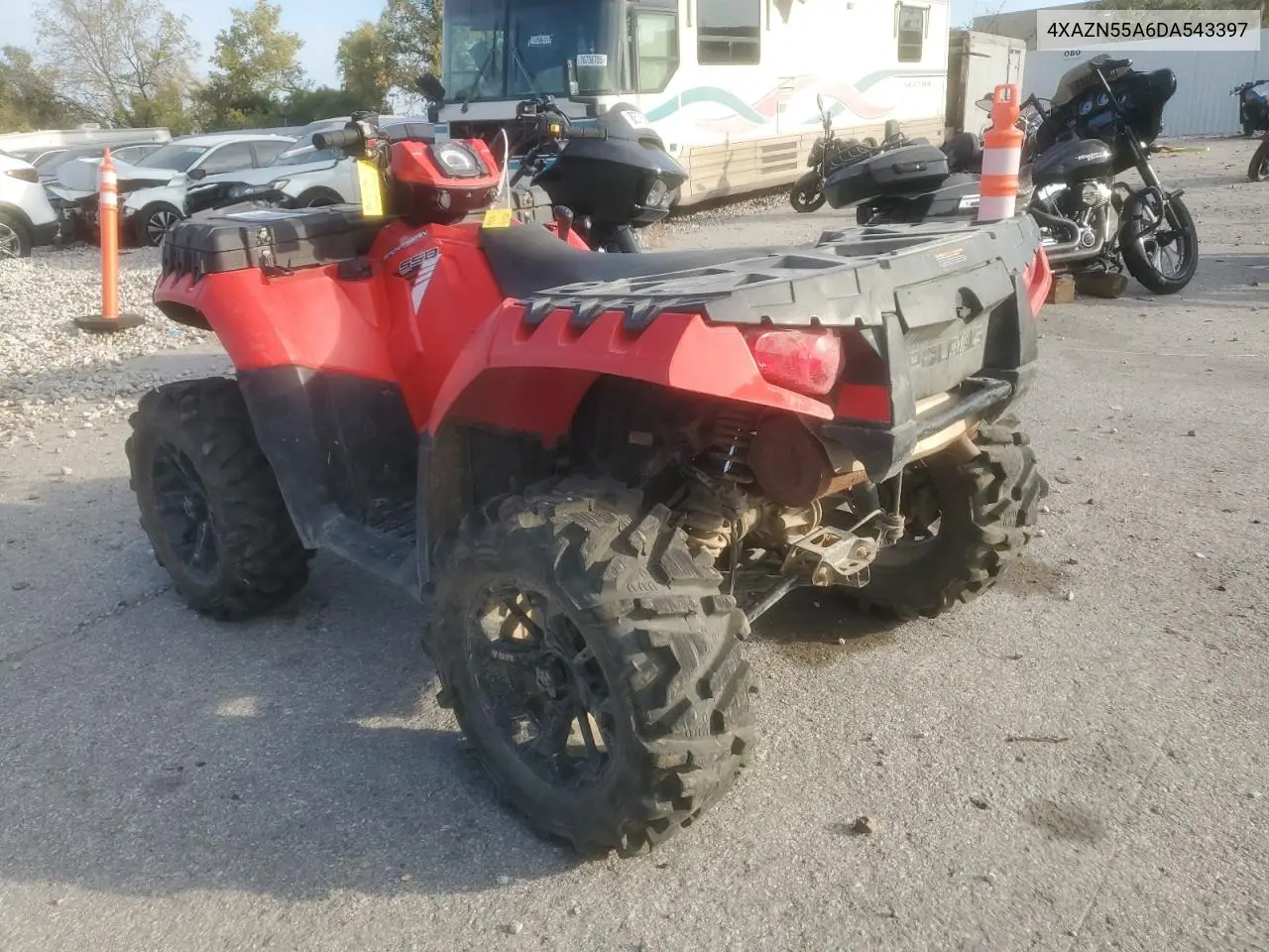 2013 Polaris Sportsman 550 VIN: 4XAZN55A6DA543397 Lot: 86087025