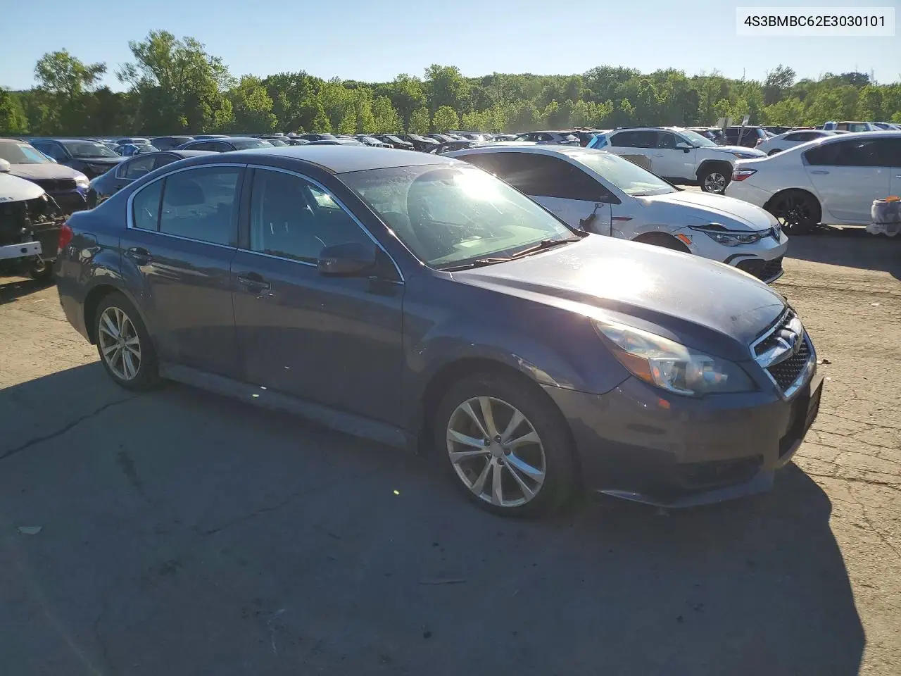 2014 Suba Legacy VIN: 4S3BMBC62E3030101 Lot: 57486506