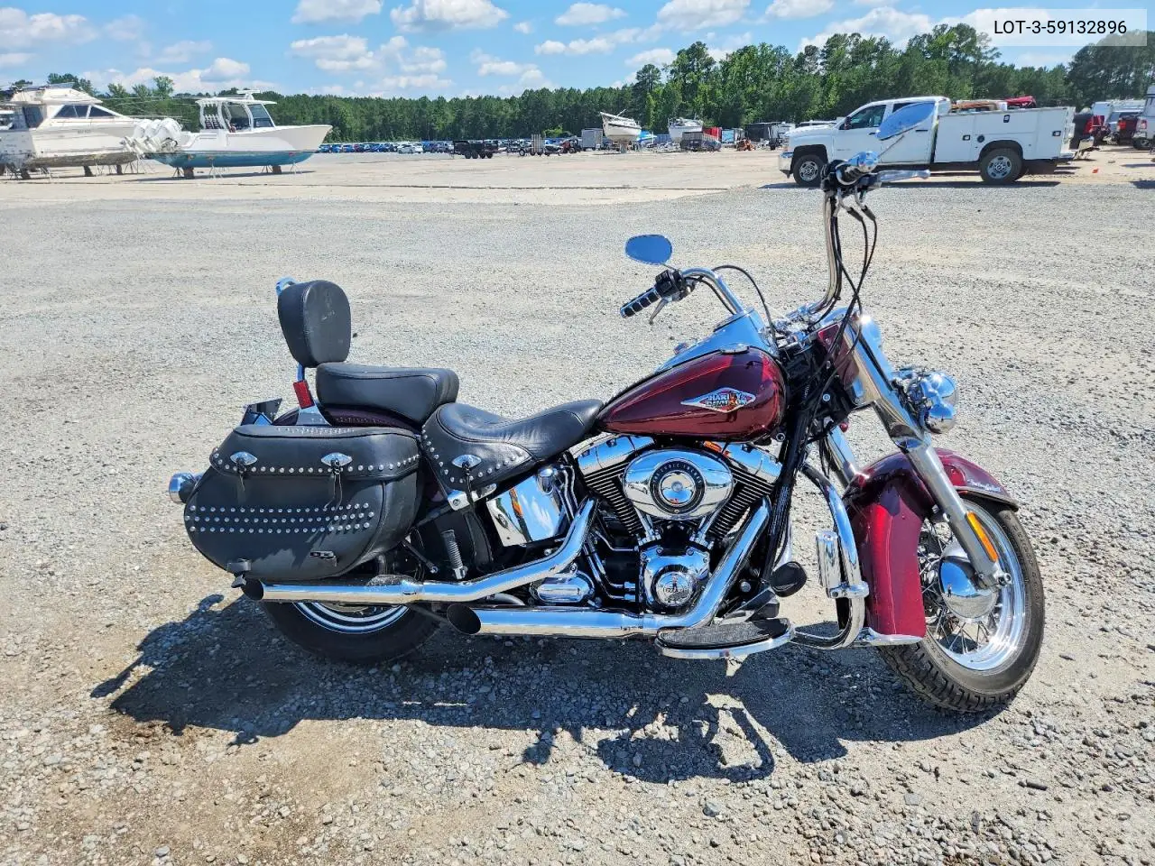 2014 Harley-Davidson Flstc Heritage Softa VIN: 1HD1BWV12EB046040 Lot: 59132896