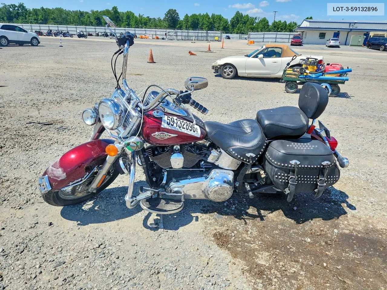2014 Harley-Davidson Flstc Heritage Softa VIN: 1HD1BWV12EB046040 Lot: 59132896