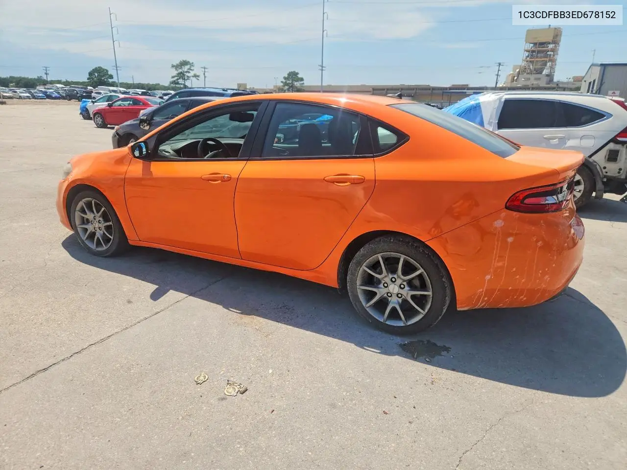 2014 Dodg Dart VIN: 1C3CDFBB3ED678152 Lot: 59582516