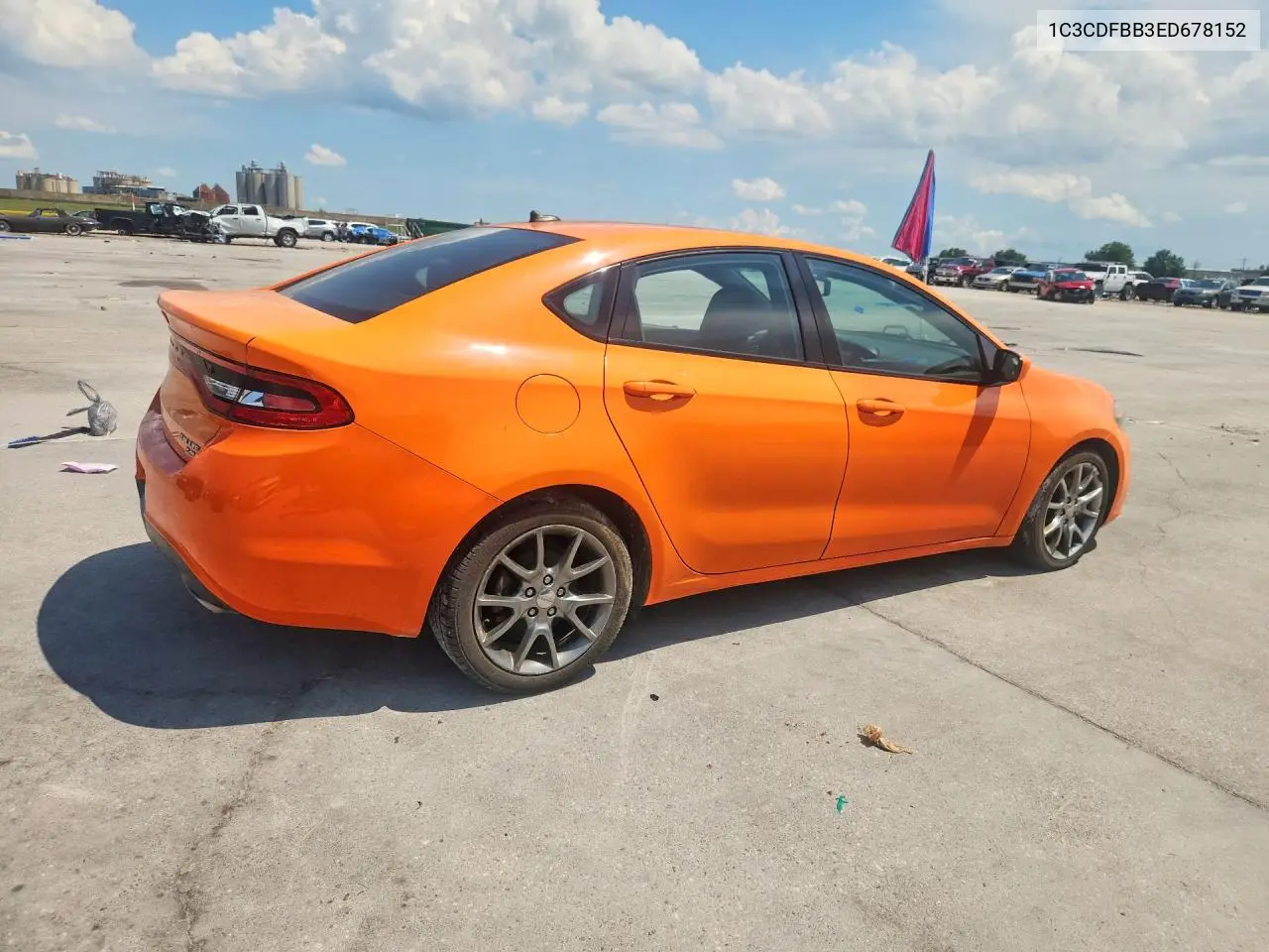 2014 Dodg Dart VIN: 1C3CDFBB3ED678152 Lot: 59582516