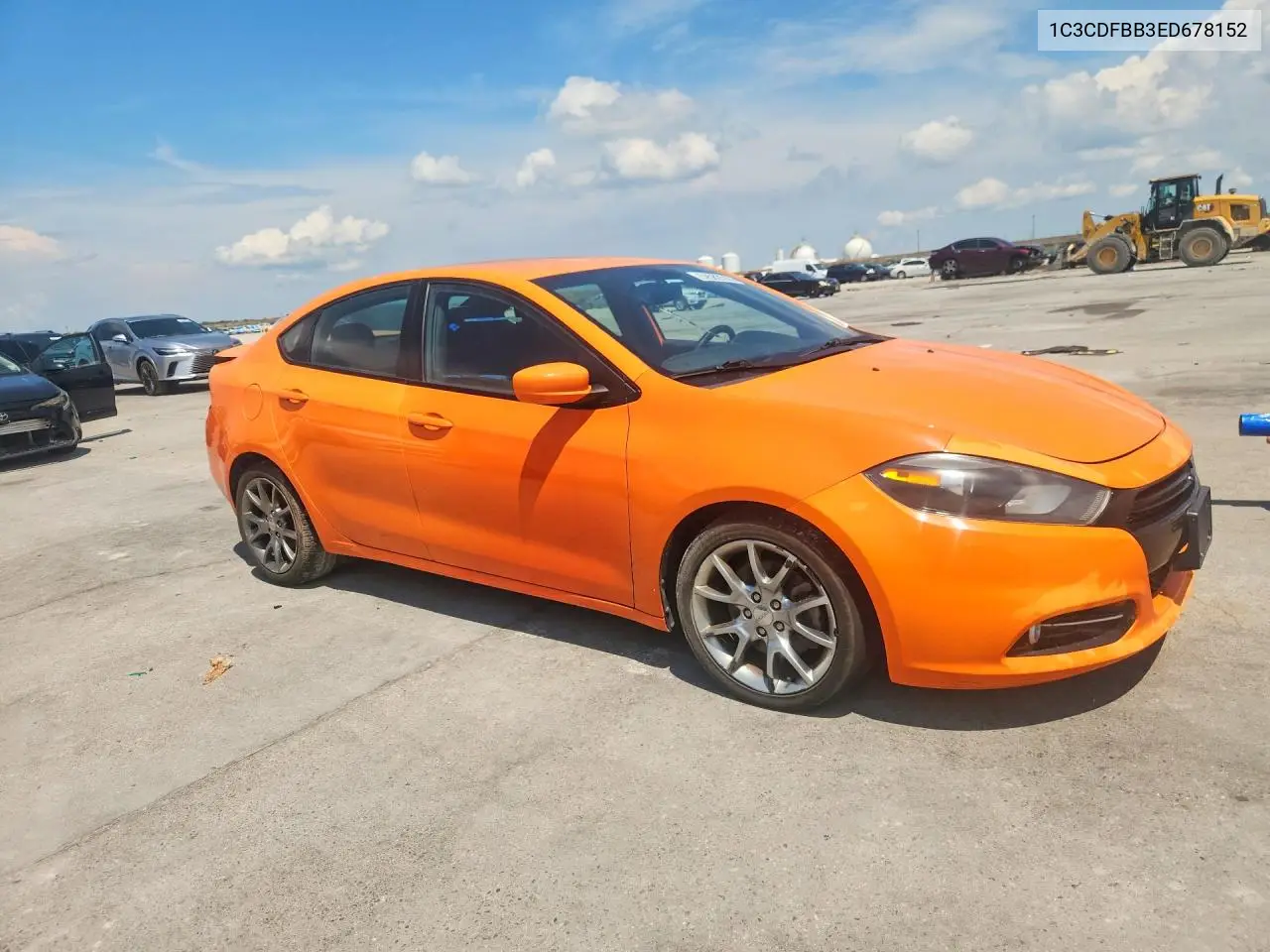 2014 Dodg Dart VIN: 1C3CDFBB3ED678152 Lot: 59582516