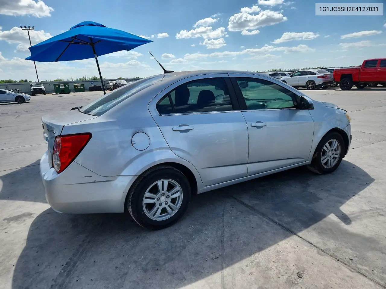 2014 Chev Sonic VIN: 1G1JC5SH2E4127031 Lot: 59704956