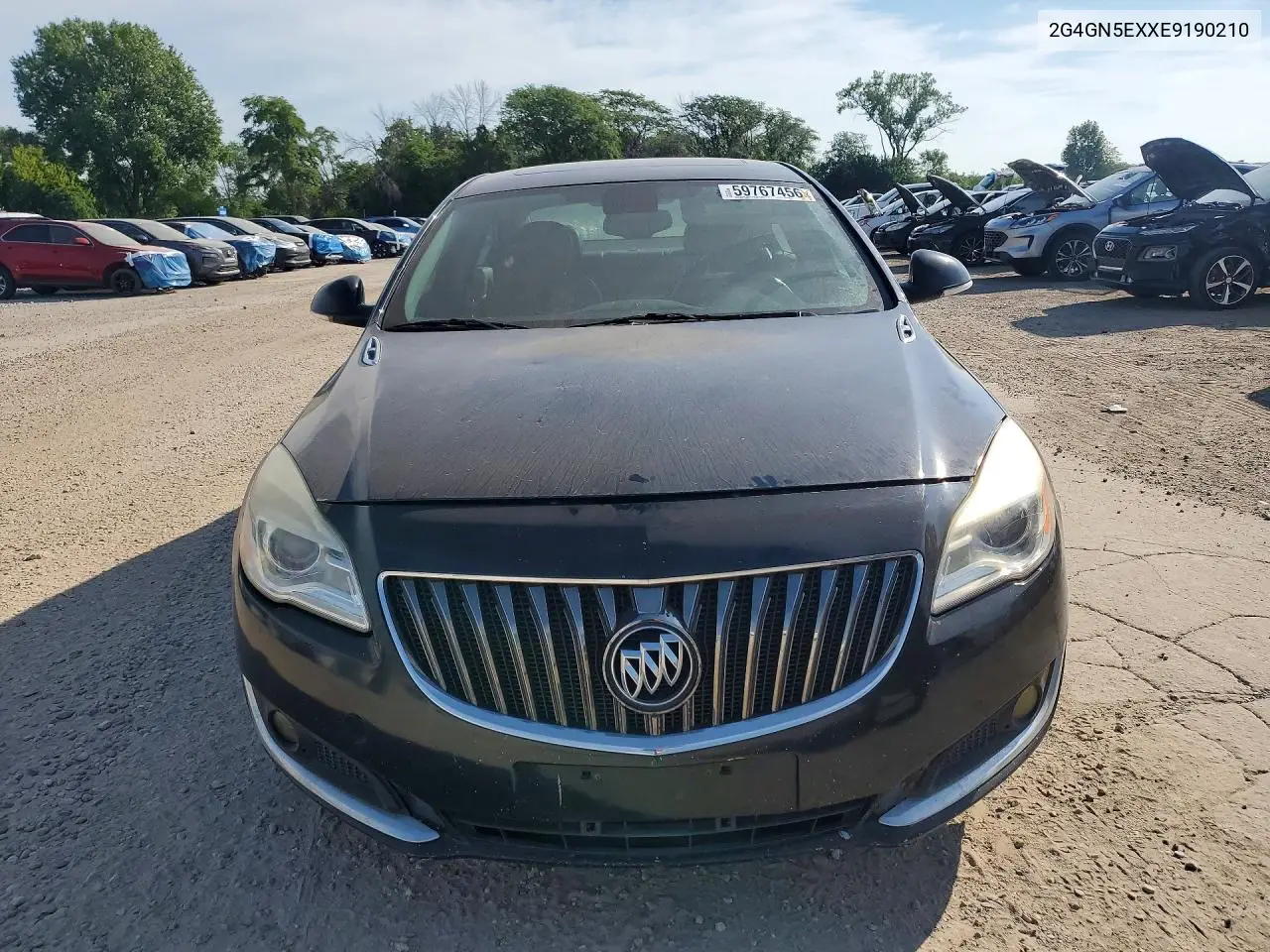 2014 Buick Regal VIN: 2G4GN5EXXE9190210 Lot: 59767456