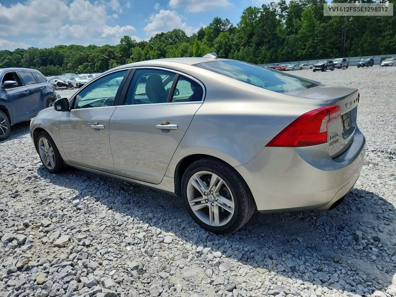 2014 Volv S60 VIN: YV1612FS5E1298312 Lot: 61381816