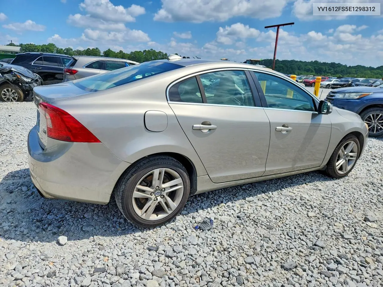 2014 Volv S60 VIN: YV1612FS5E1298312 Lot: 61381816
