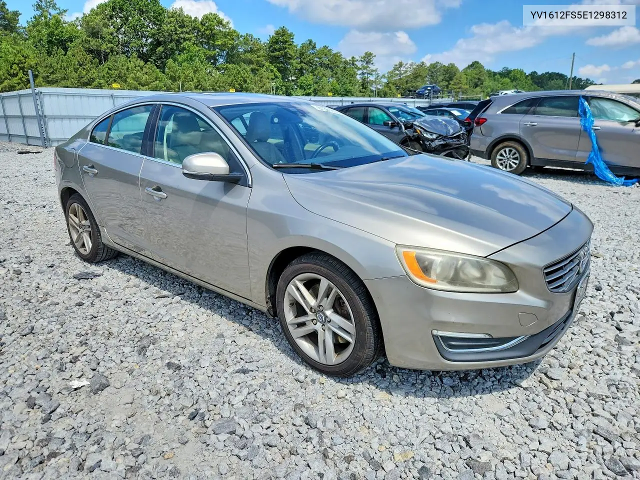 2014 Volv S60 VIN: YV1612FS5E1298312 Lot: 61381816
