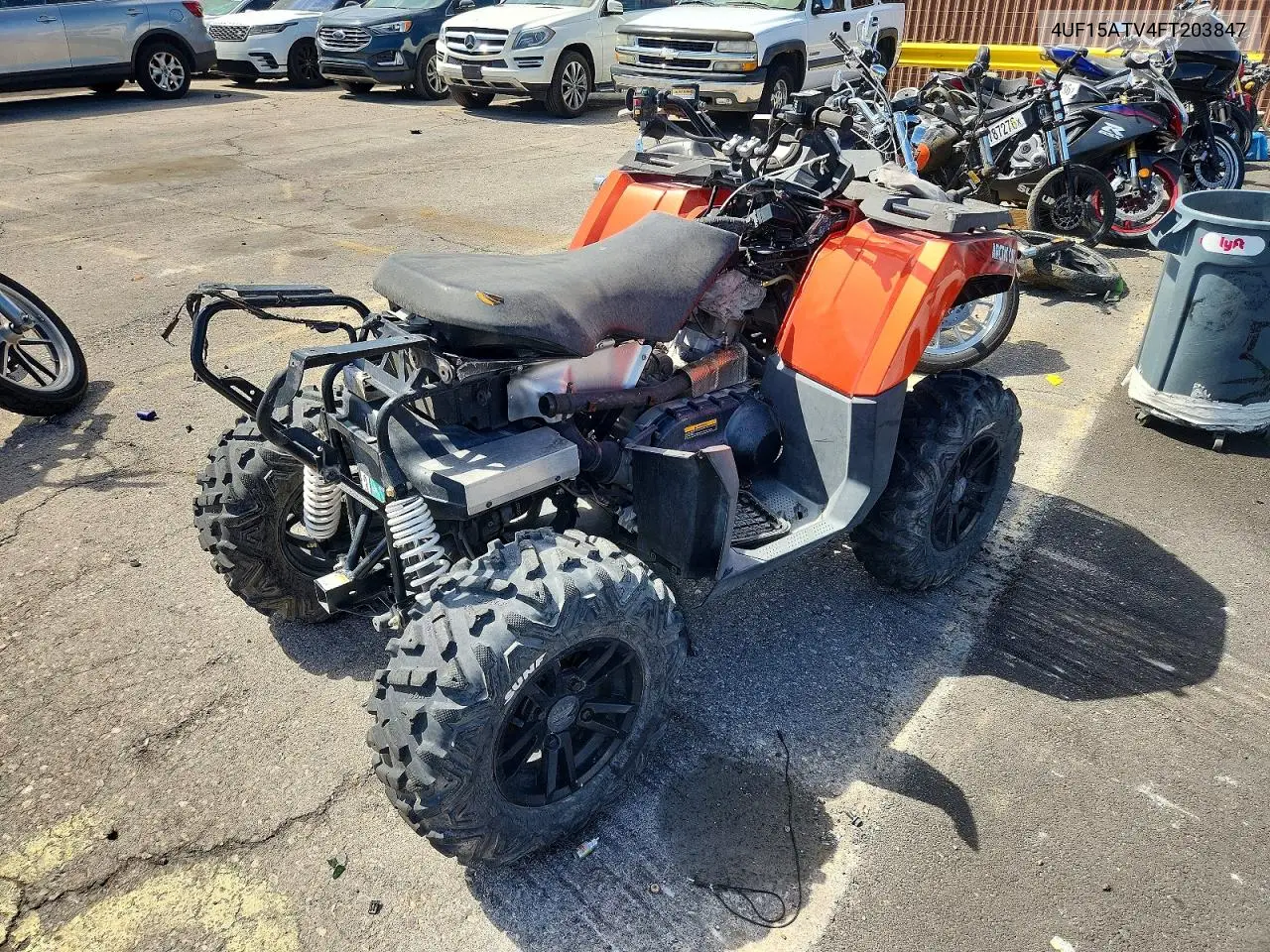 2015 Arctic Cat Atv VIN: 4UF15ATV4FT203847 Lot: 54791126