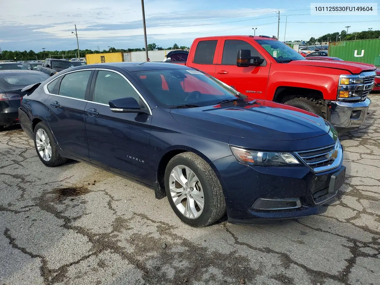 2015 Chevrolet Impala Lt VIN: 1G1125S30FU149604 Lot: 55938556