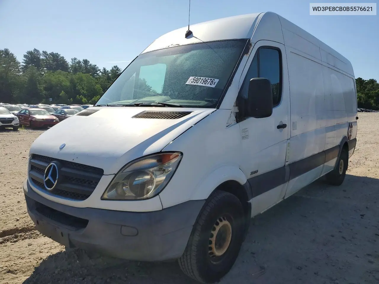 2015 Mercedes-Benz Sprinter 2500 Delivery Van VIN: WD3PE8CB0B5576621 Lot: 59019676