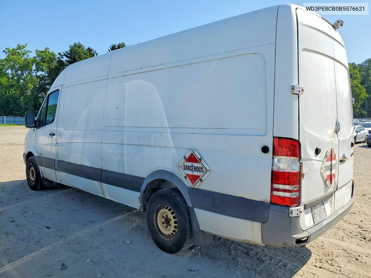 2015 Mercedes-Benz Sprinter 2500 Delivery Van VIN: WD3PE8CB0B5576621 Lot: 59019676