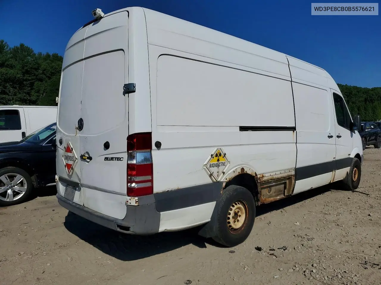 2015 Mercedes-Benz Sprinter 2500 Delivery Van VIN: WD3PE8CB0B5576621 Lot: 59019676