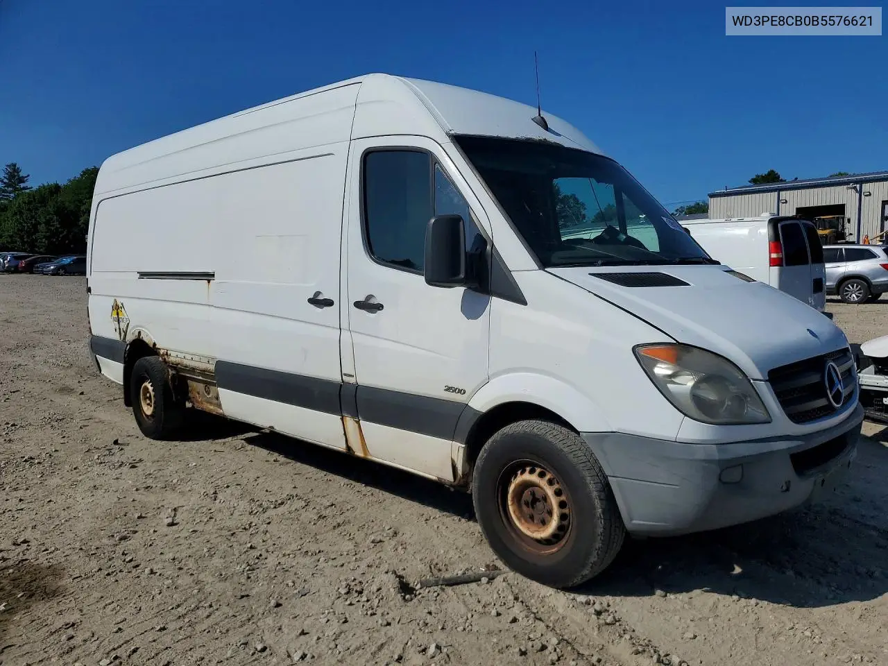 2015 Mercedes-Benz Sprinter 2500 Delivery Van VIN: WD3PE8CB0B5576621 Lot: 59019676