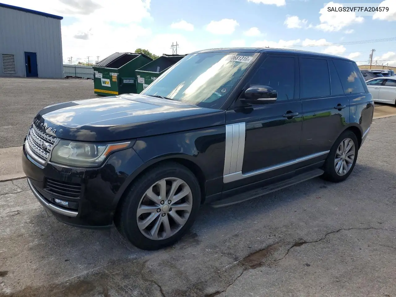2015 Land Range Rover VIN: SALGS2VF7FA204579 Lot: 60681316