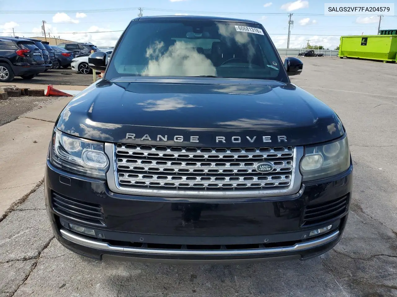 2015 Land Range Rover VIN: SALGS2VF7FA204579 Lot: 60681316