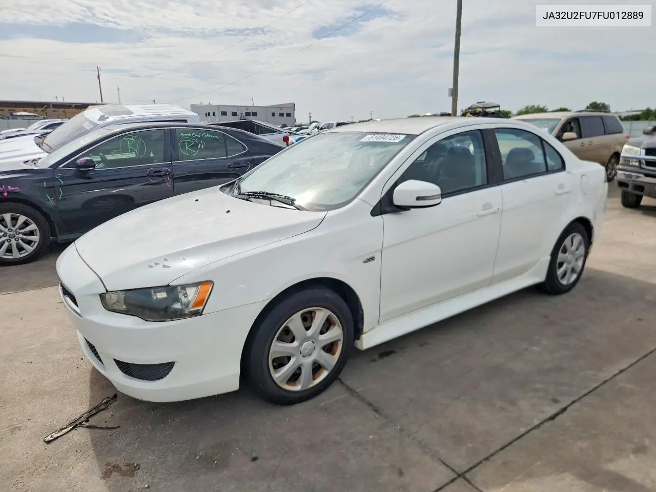 2015 Mits Lancer VIN: JA32U2FU7FU012889 Lot: 61494726