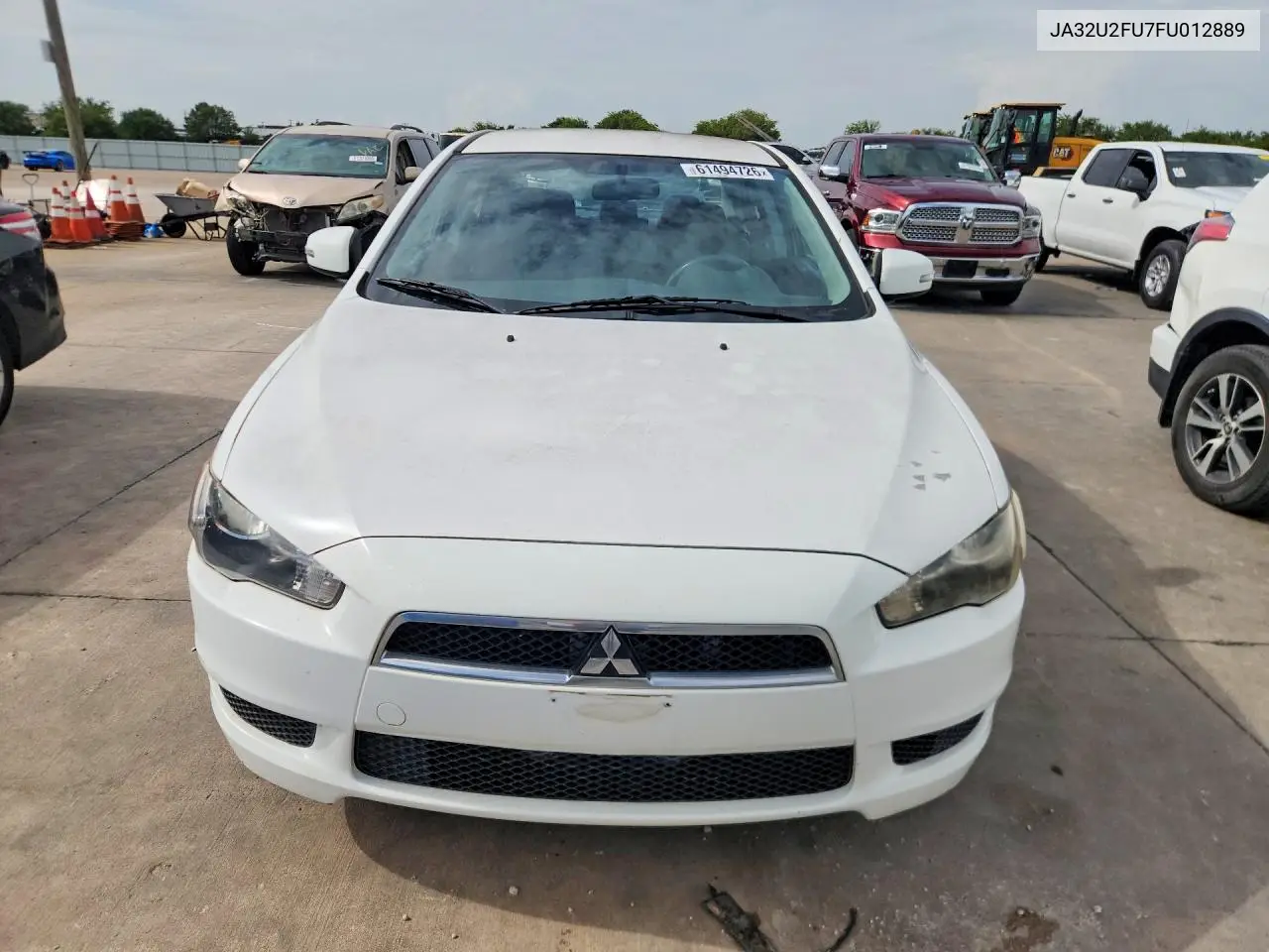 2015 Mits Lancer VIN: JA32U2FU7FU012889 Lot: 61494726