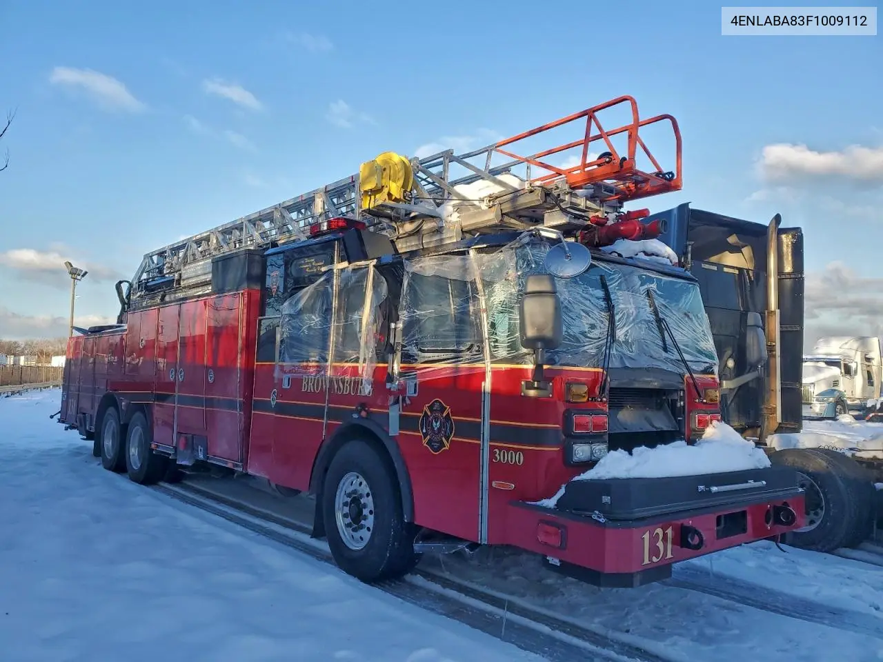 2015 Emergency One Fire Truck - Fire Truck VIN: 4ENLABA83F1009112 Lot: 74708255