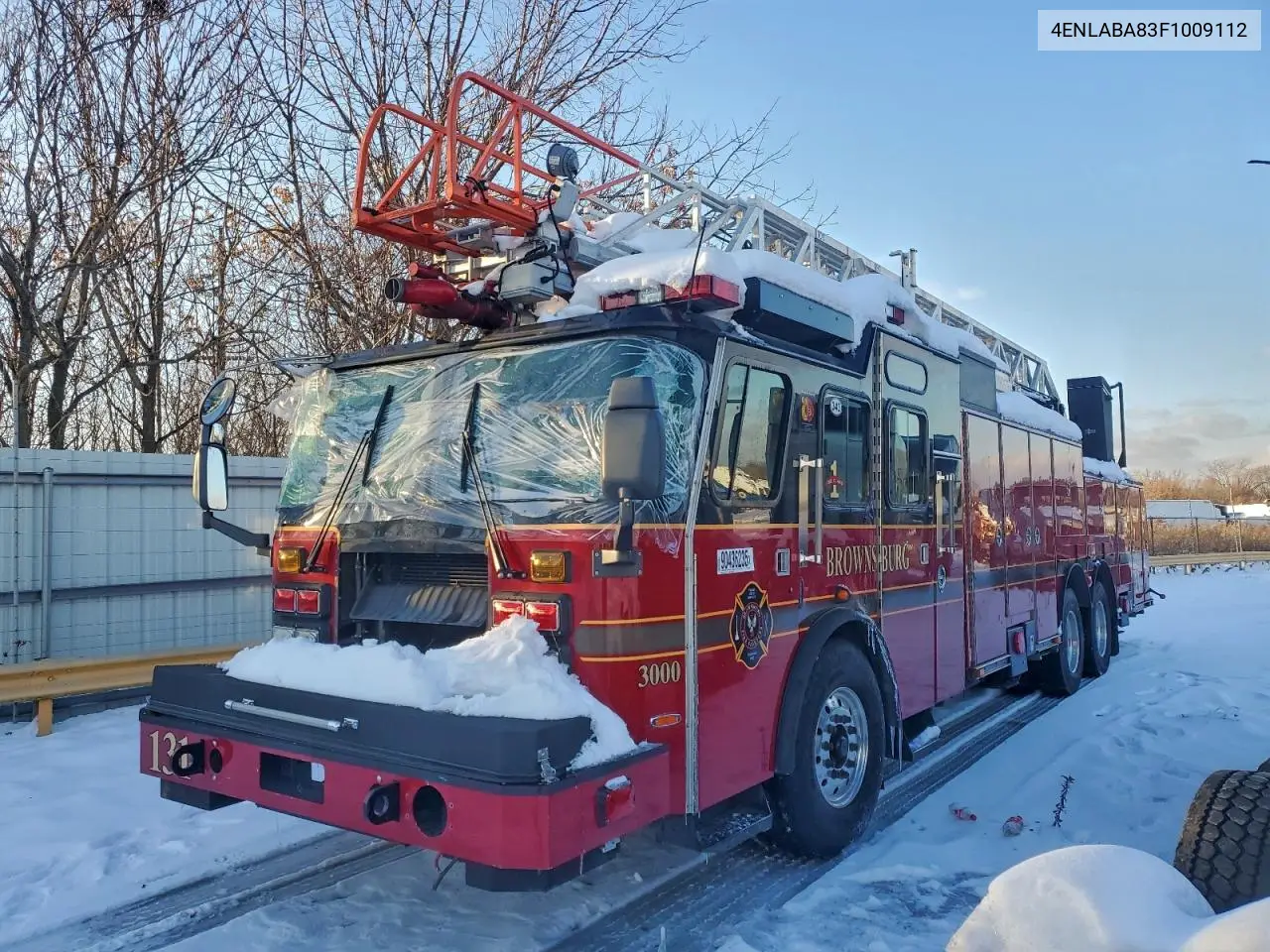 2015 Emergency One Fire Truck - Fire Truck VIN: 4ENLABA83F1009112 Lot: 74708255