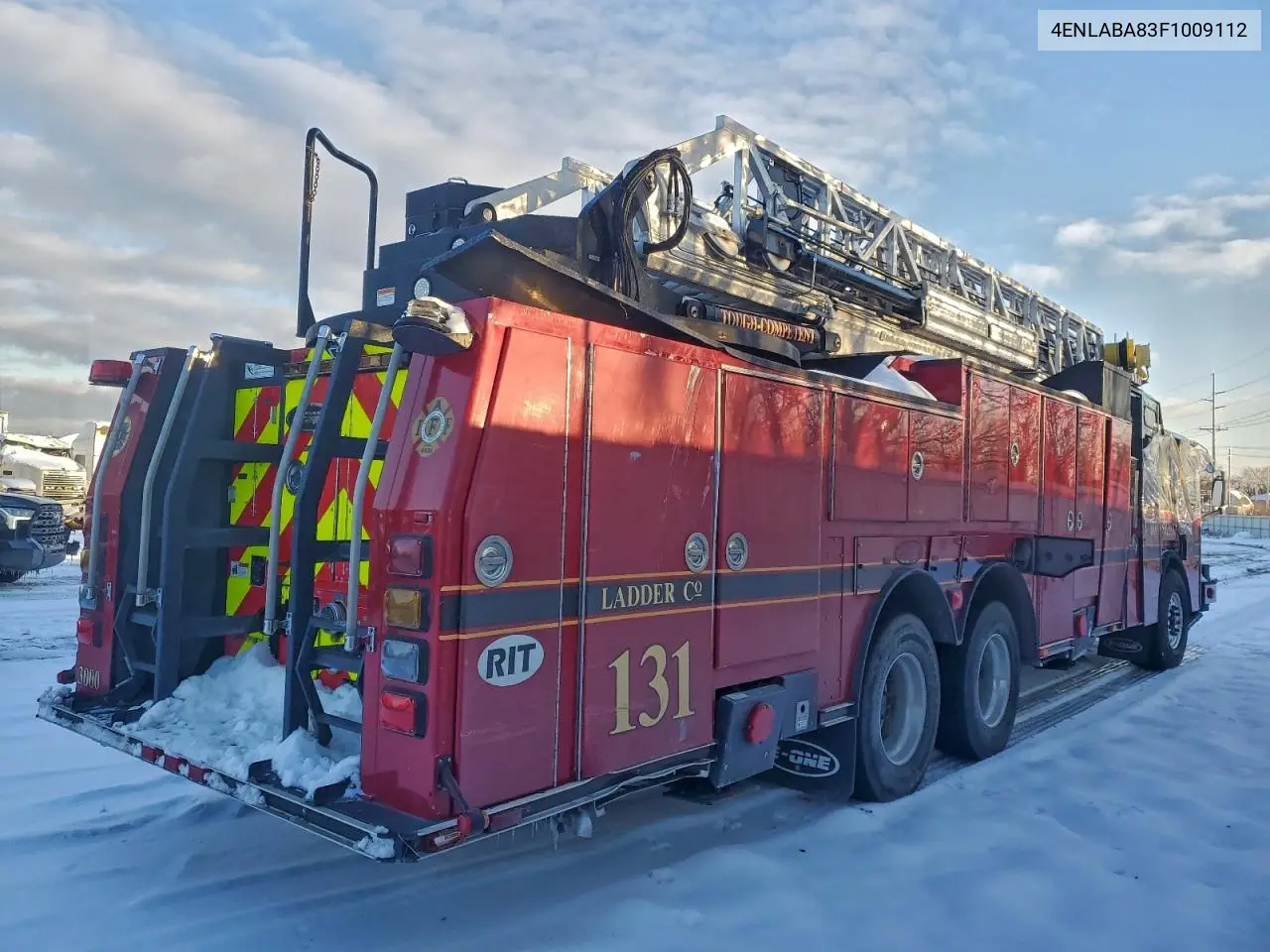 2015 Emergency One Fire Truck - Fire Truck VIN: 4ENLABA83F1009112 Lot: 74708255