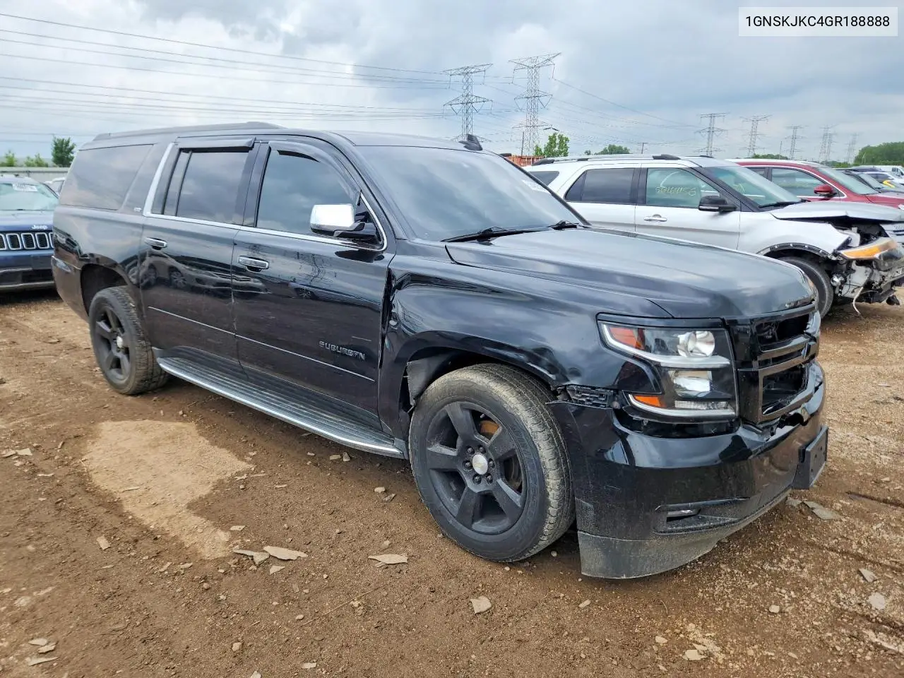 2016 Chevrolet Suburban VIN: 1GNSKJKC4GR188888 Lot: 56482516