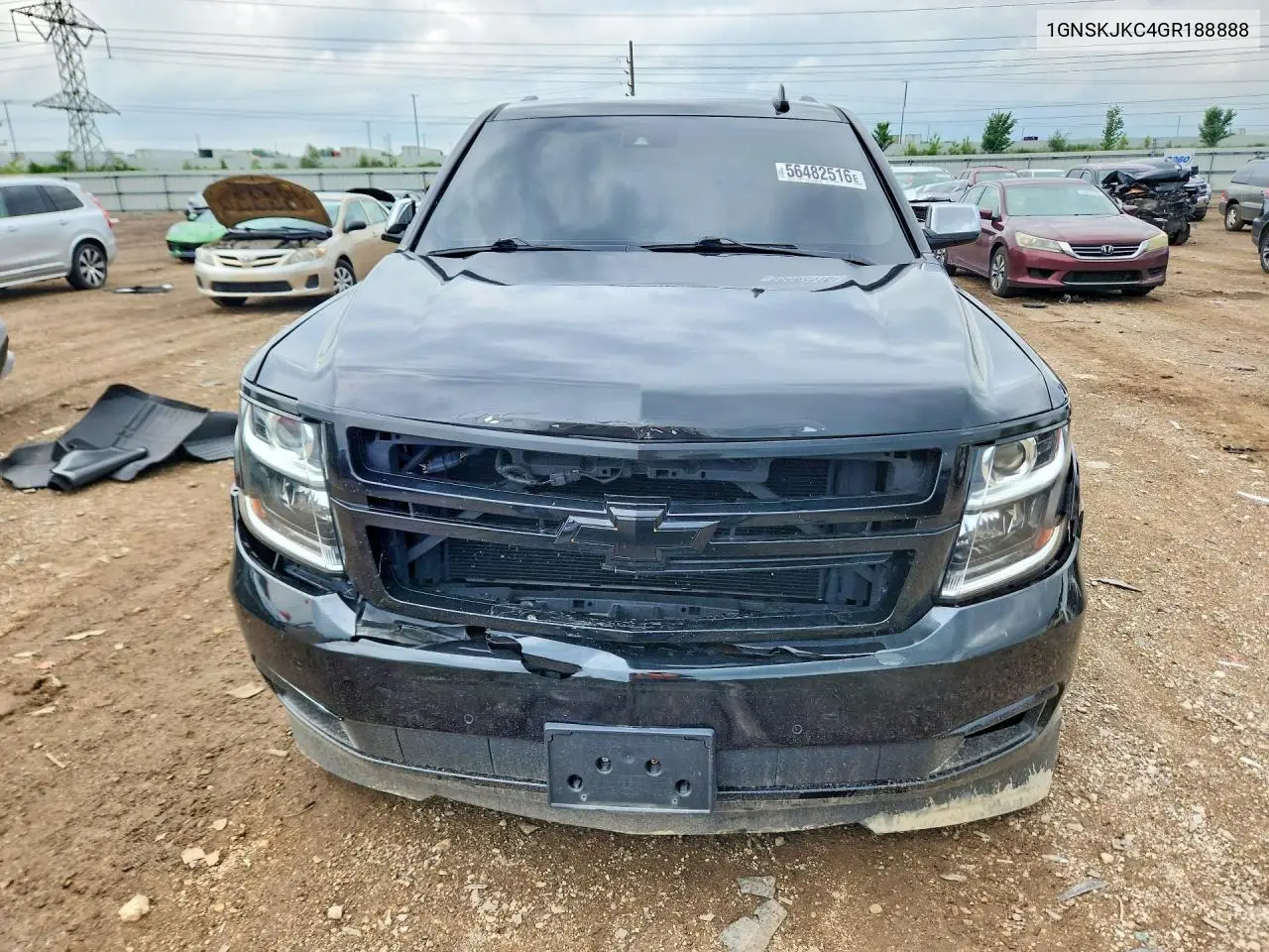 2016 Chevrolet Suburban VIN: 1GNSKJKC4GR188888 Lot: 56482516