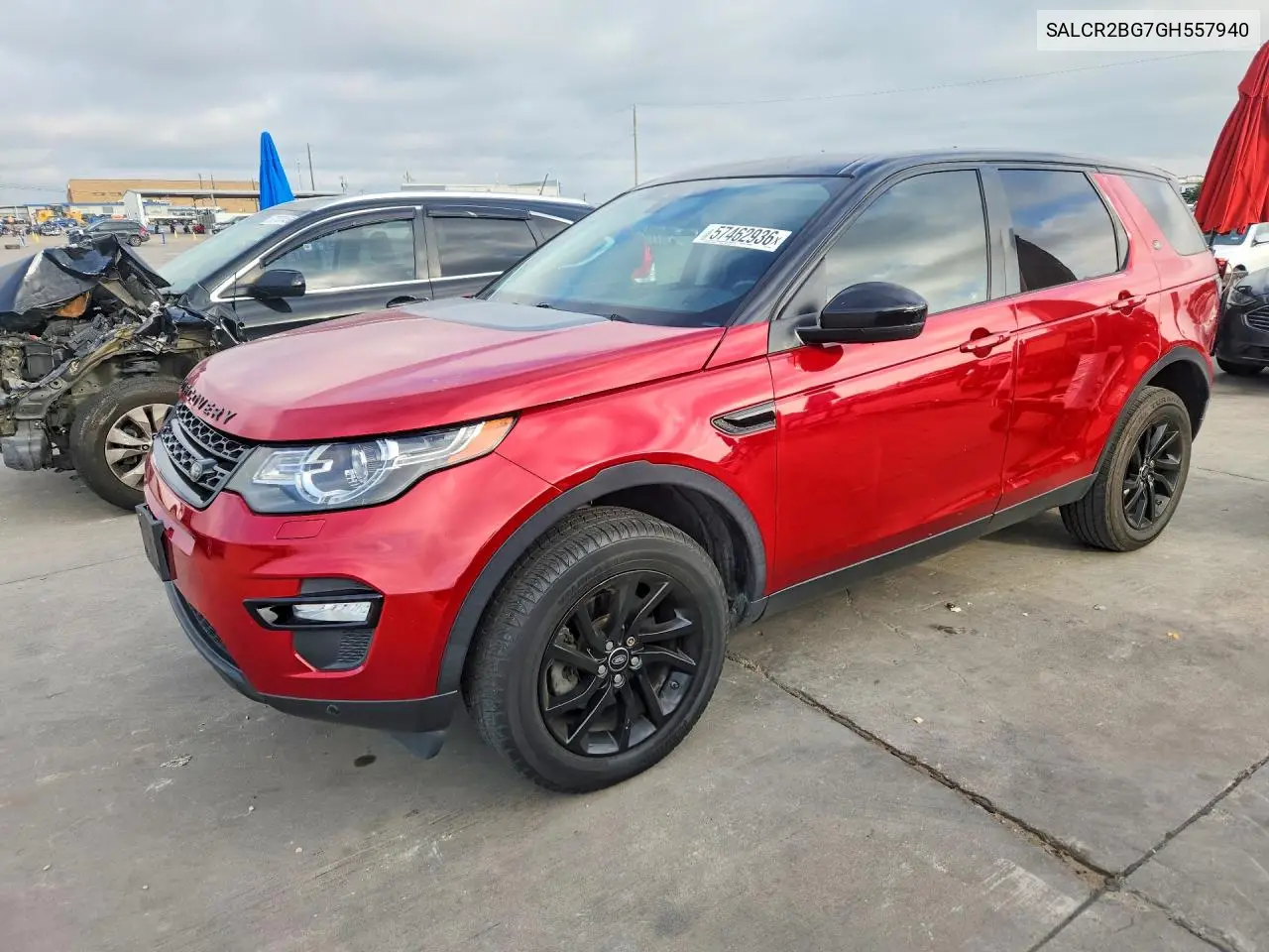 2016 Land Rover Discovery Sport Hse VIN: SALCR2BG7GH557940 Lot: 57462936