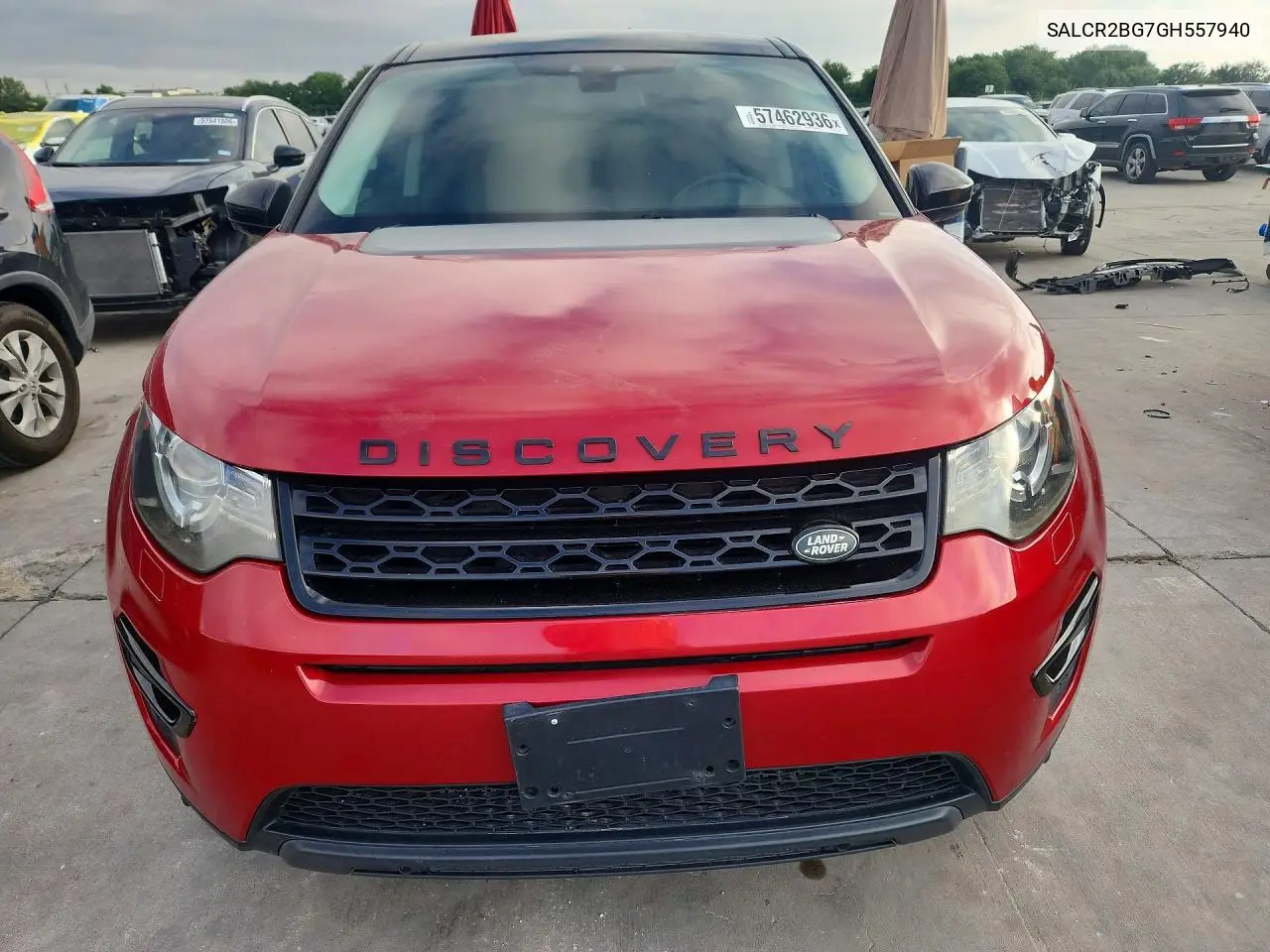 2016 Land Rover Discovery Sport Hse VIN: SALCR2BG7GH557940 Lot: 57462936