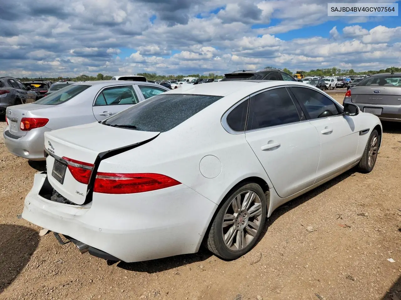 2016 Jaguar Xf VIN: SAJBD4BV4GCY07564 Lot: 57696276