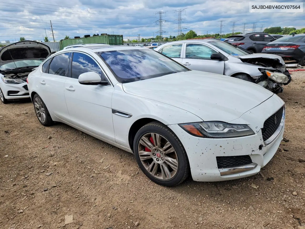 2016 Jaguar Xf VIN: SAJBD4BV4GCY07564 Lot: 57696276