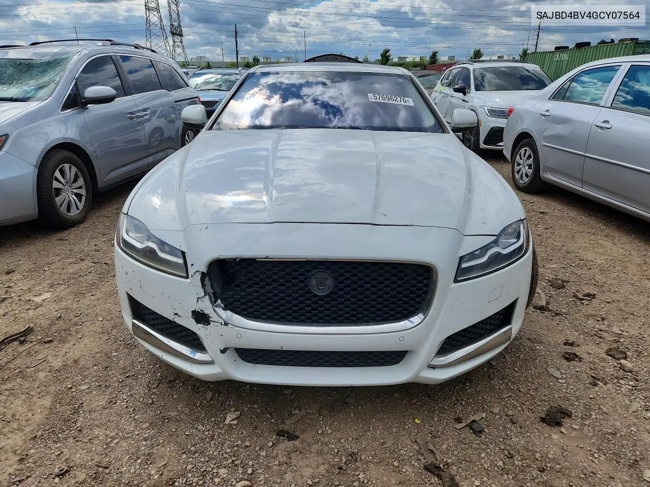 2016 Jaguar Xf VIN: SAJBD4BV4GCY07564 Lot: 57696276