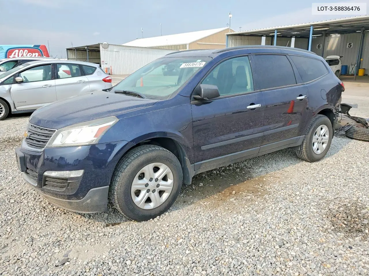 2016 Chev Traverse Ls Awd VIN: 1GNKVFKD9GJ136796 Lot: 58836476