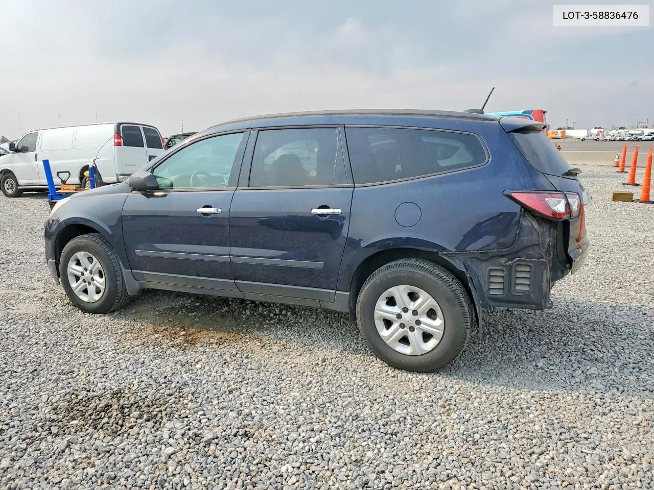 2016 Chev Traverse Ls Awd VIN: 1GNKVFKD9GJ136796 Lot: 58836476