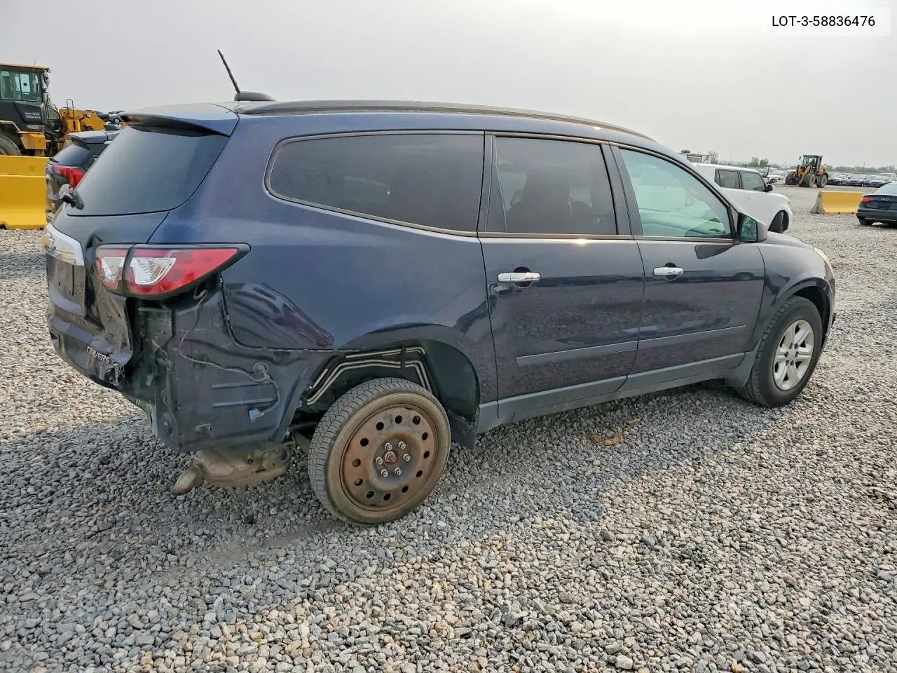 2016 Chev Traverse Ls Awd VIN: 1GNKVFKD9GJ136796 Lot: 58836476