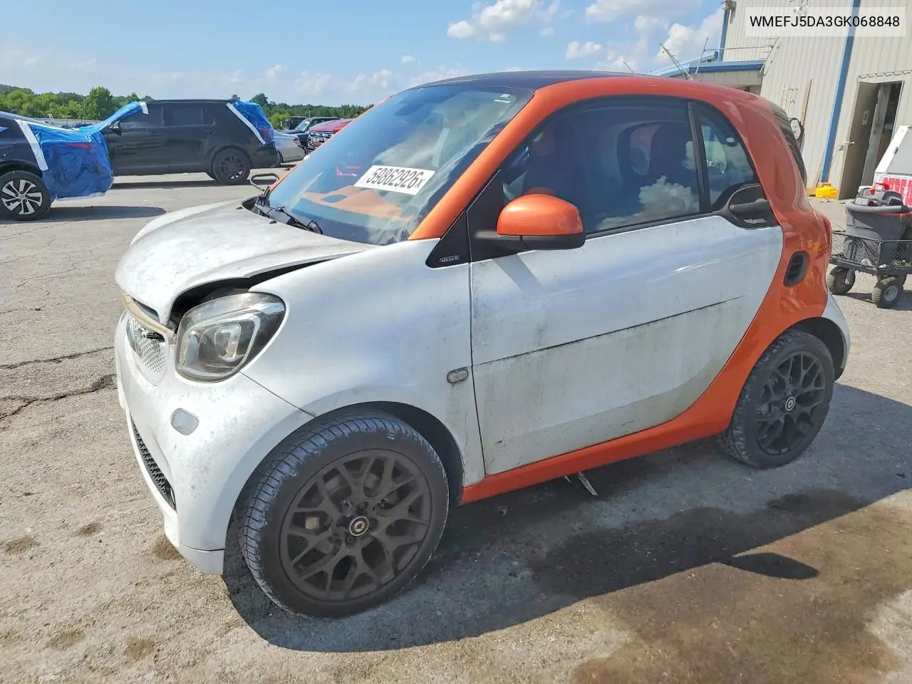 2016 Smart Fortwo VIN: WMEFJ5DA3GK068848 Lot: 59862926