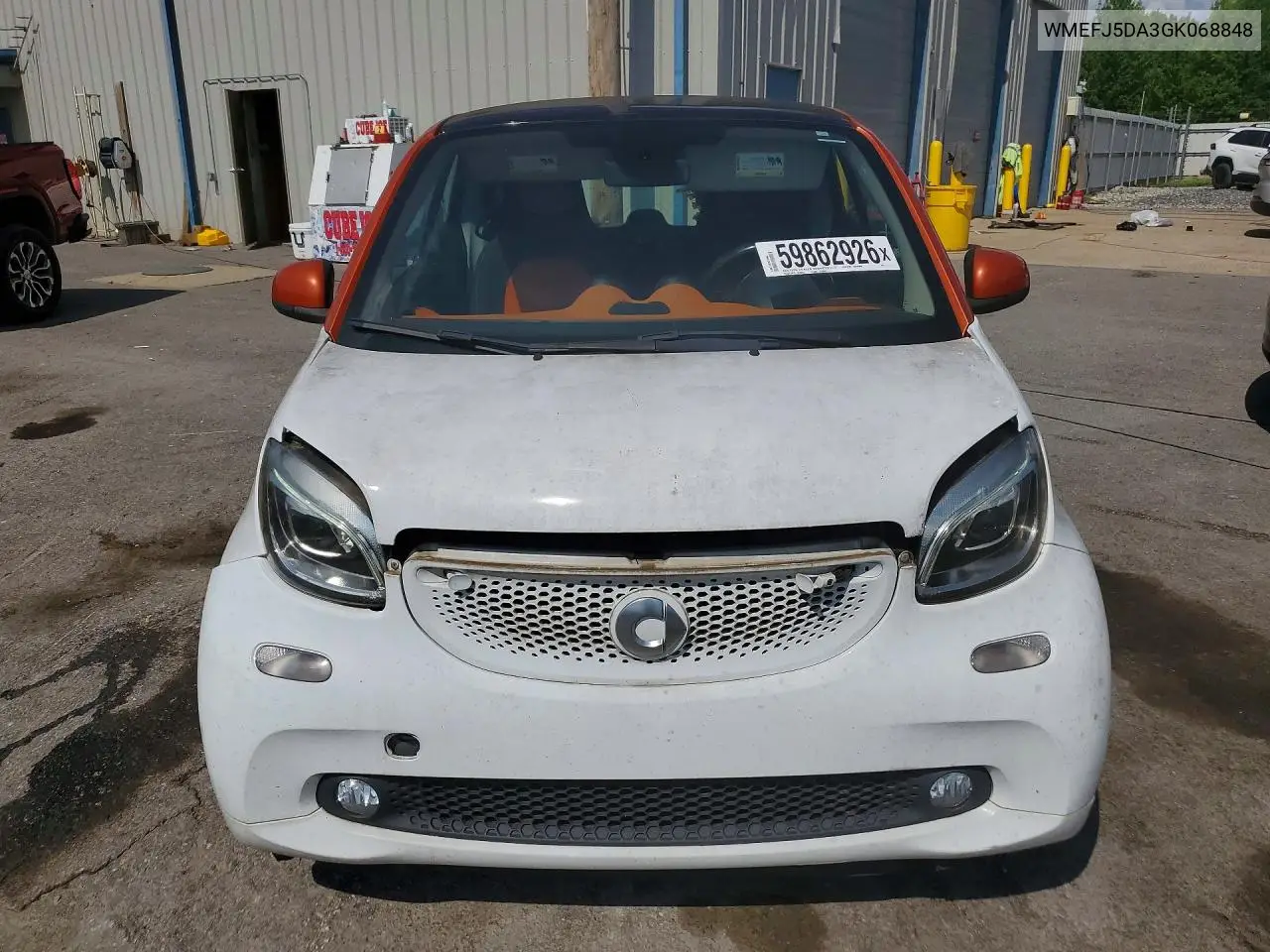 2016 Smart Fortwo VIN: WMEFJ5DA3GK068848 Lot: 59862926
