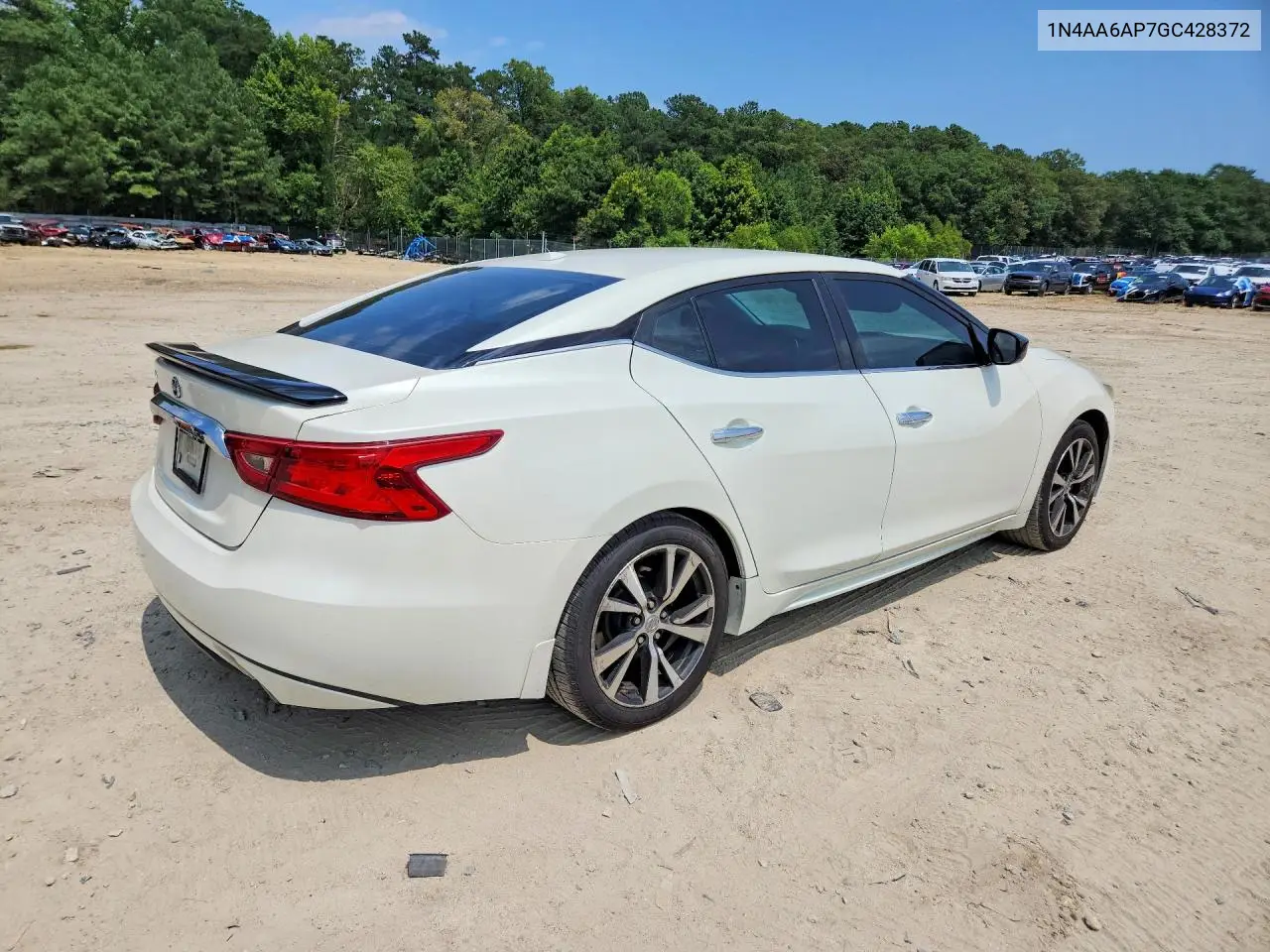 2016 Niss Maxima VIN: 1N4AA6AP7GC428372 Lot: 61844506