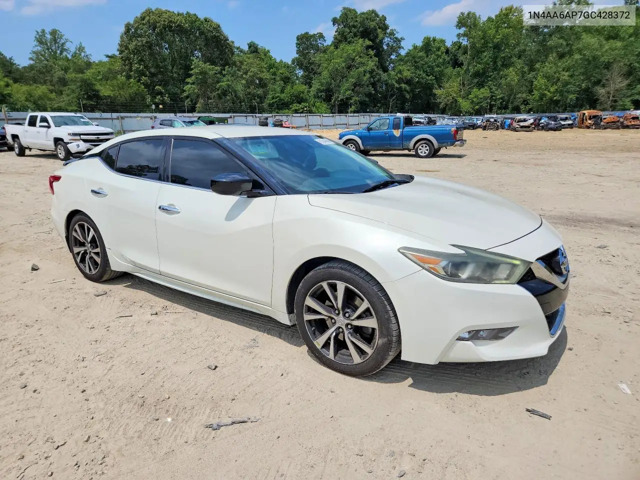 2016 Niss Maxima VIN: 1N4AA6AP7GC428372 Lot: 61844506